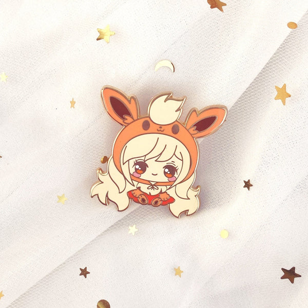 Eveelution - Poke-Doll Flareon Enamel Pin