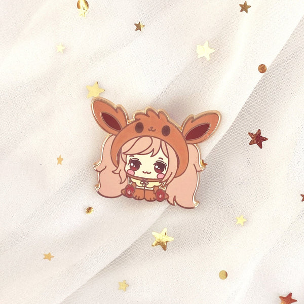 Eeveelution - Poke-Doll Eevee Enamel Pin