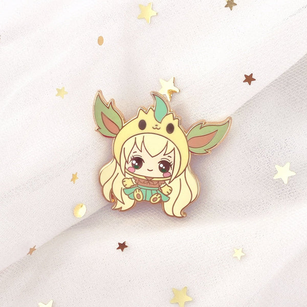 Eeveelution - Poke-Doll Leafeon Enamel Pin