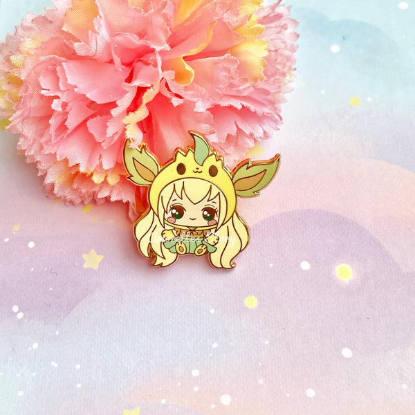 Eeveelution - Poke-Doll Leafeon Enamel Pin