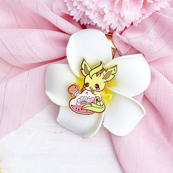 Eeveelution - Leafeon Potion Enamel Pin