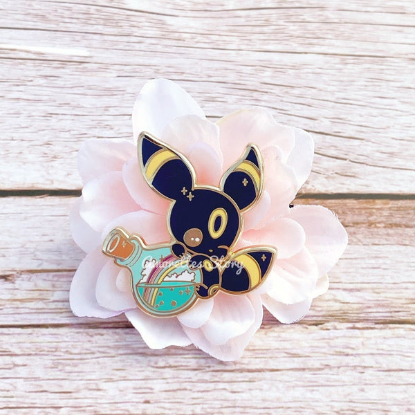 Eeveelution - Umbreon Potion Enamel Pin