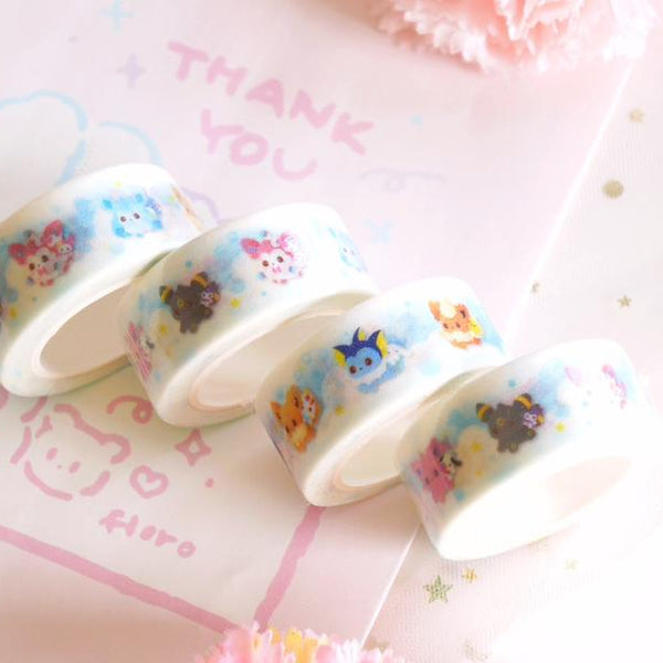 Eeveelution x Sanrio Glitter Washi Tape