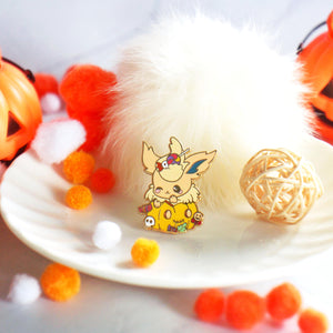 Halloween - Flareon Pumpkin Enamel Pin