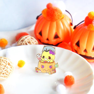 Halloween - Psyduck Pumpkin Enamel Pin