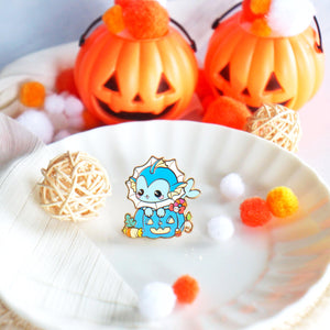 Halloween - Vaporeon Pumpkin Enamel Pin