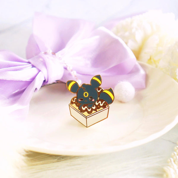 Eeveelution Feast - Umbreon Takoyaki Enamel Pin