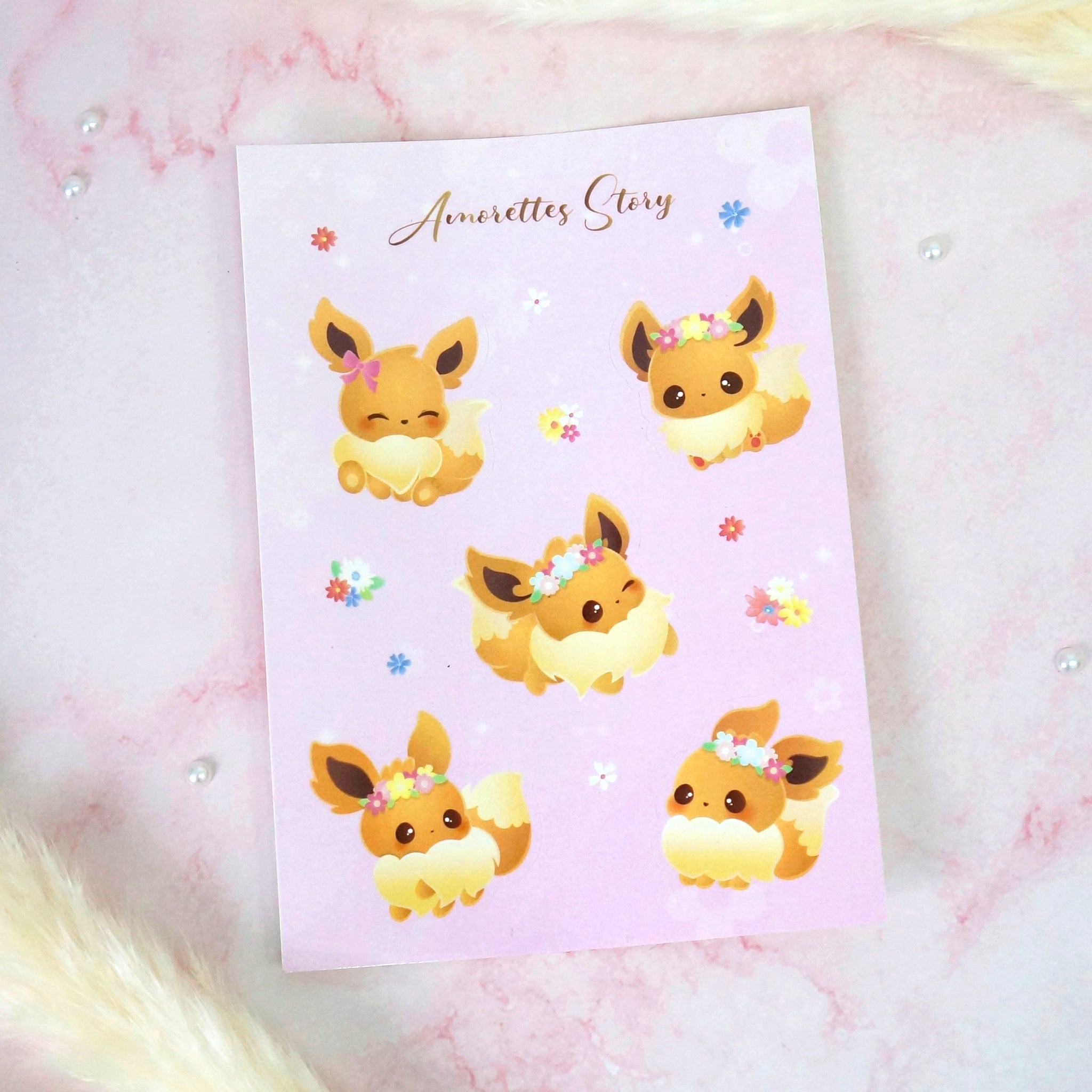 Eevee Sticker Sheet