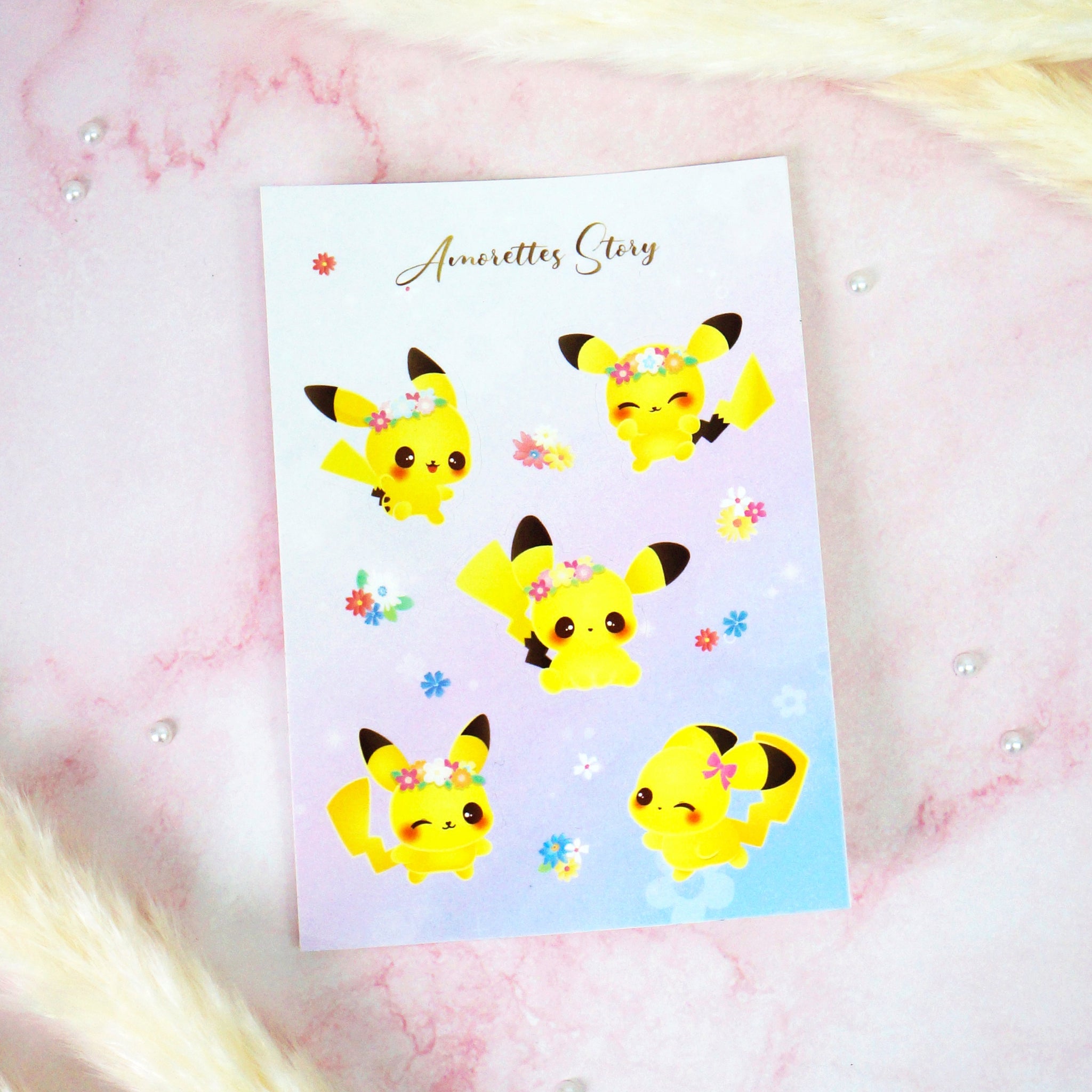 Pikachu Sticker Sheet