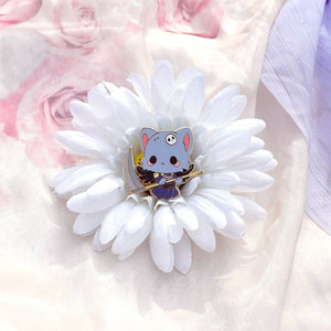 Neko Thanatos Enamel Pin