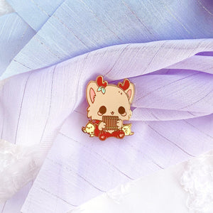 Neko Pan Enamel Pin