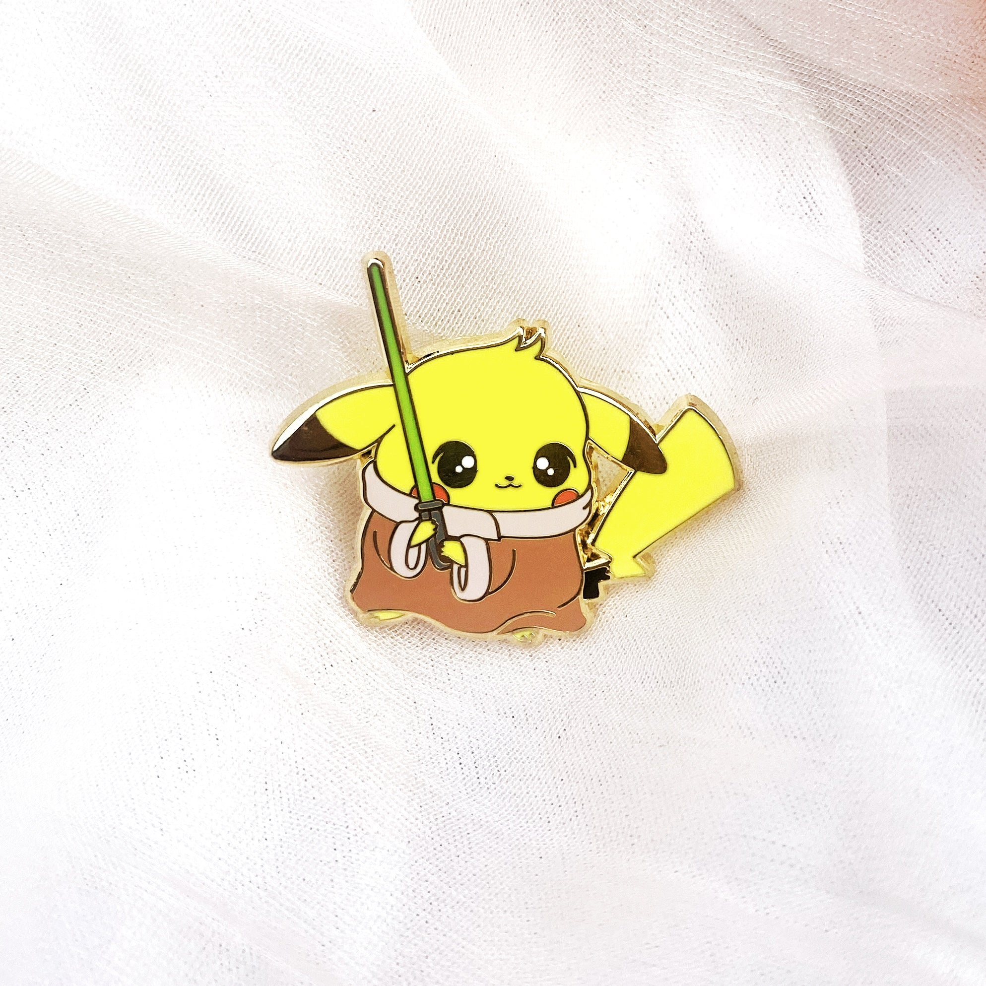 Pikachu Yoda Enamel Pin