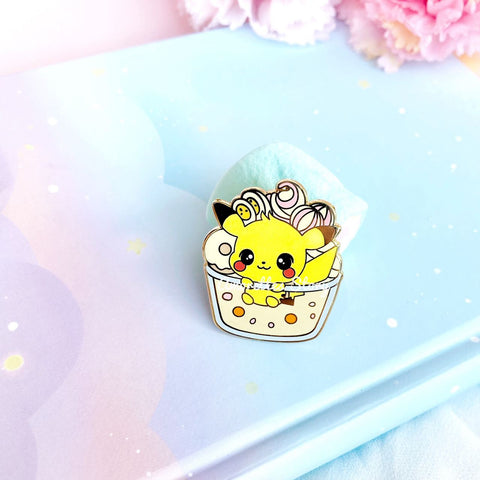 Pikachu Shaved Ice Enamel Pin